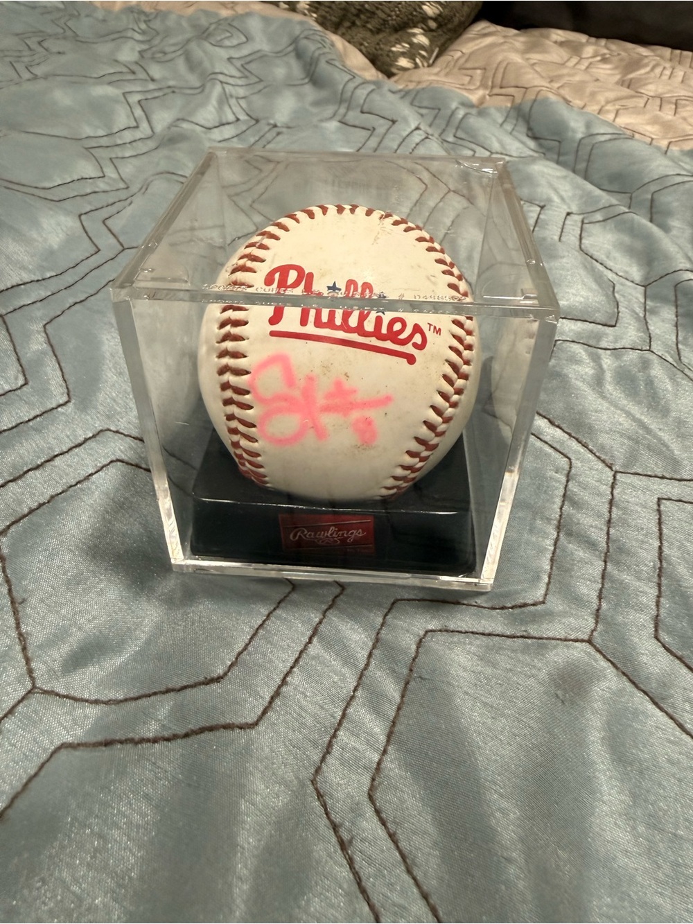 Shane Victorino Signed Baseball, MLB Official, World Series Champion, Phillies